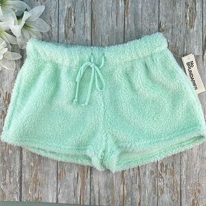 Fuzzy Sherpa Cozy Lounge Shorts Size S